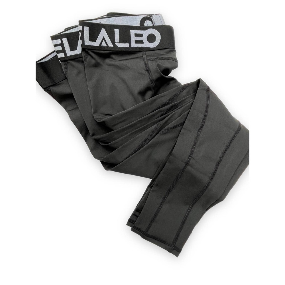 3 x TELALEO Youth Compression Leggings Athletic Base Layer | Boys L, Black NEW - Picture 10 of 10